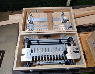We have some top equipment.  This is for making Dovetail joints